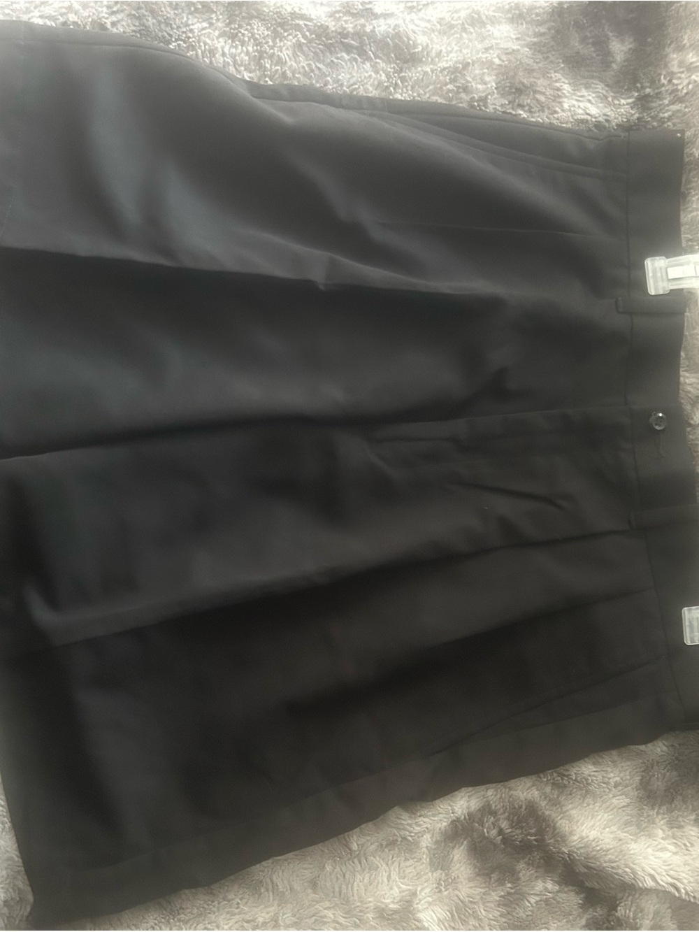 Perry Ellis Black Flat-Front Men's Shorts